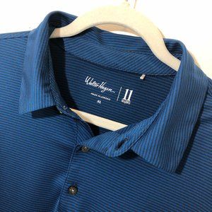 Walter Hagen 11 Majors Striped Polo